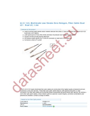 FODZLC-01 datasheet  